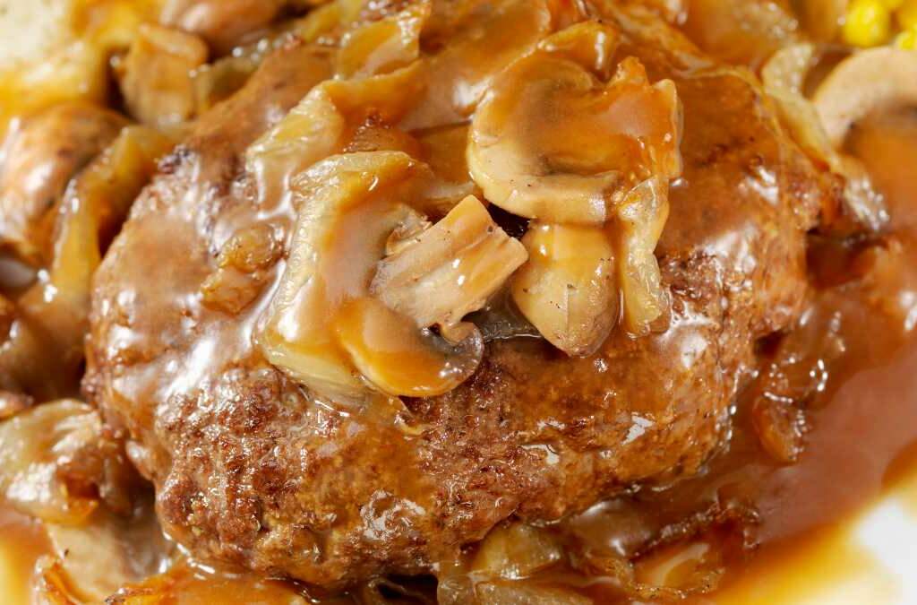 Quick & Easy Salisbury Steak Recipe with Mushroom Sauce 3 Quick & Easy Salisbury Steak Recipe with Mushroom Sauce 3