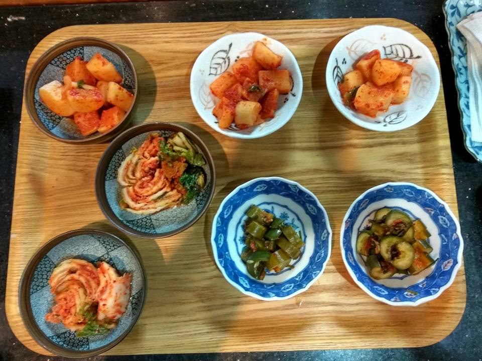 Kimchi, Pickled Radish, Picled Cucumber