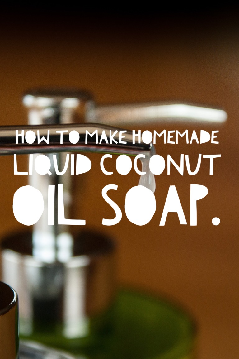 How To Make Homemade Liquid Castile Soap Using Coconut Oil in Manila