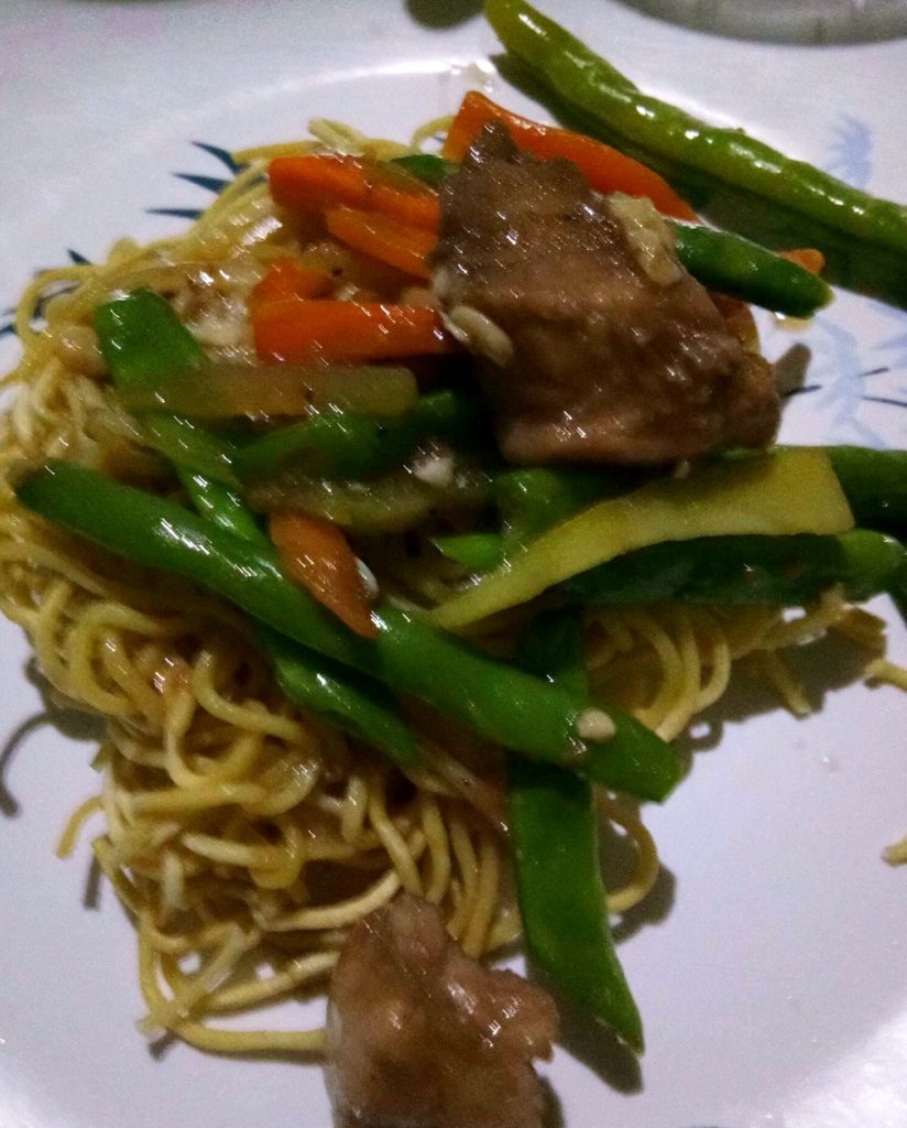 Fried Pancit Canton 1