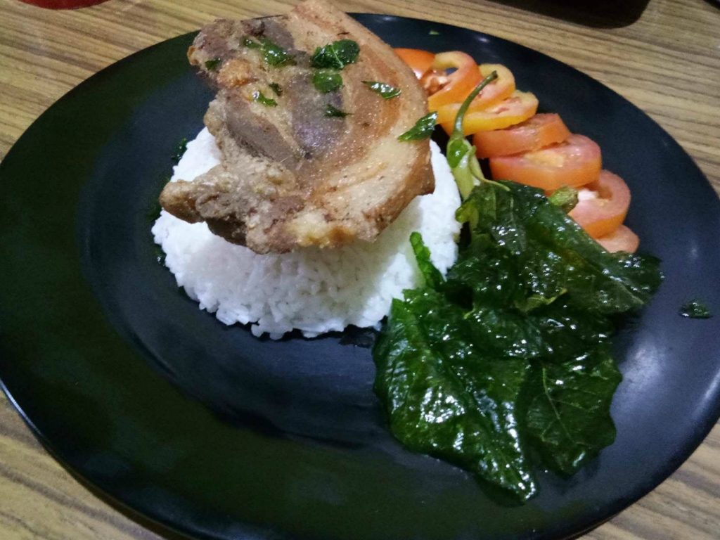 Sinigang Rice with Crispy Liempo ~ Relax Lang Mom