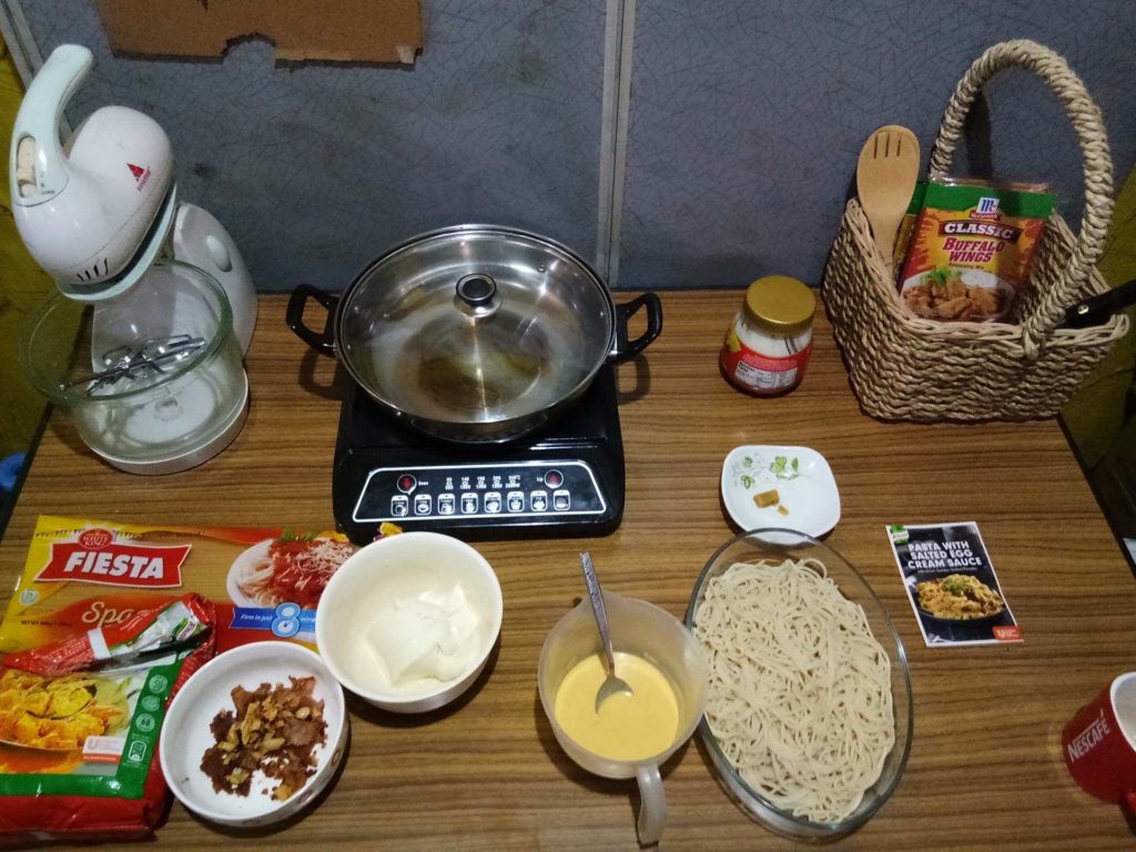 Pasta with Salted Egg Cream Sauce 1