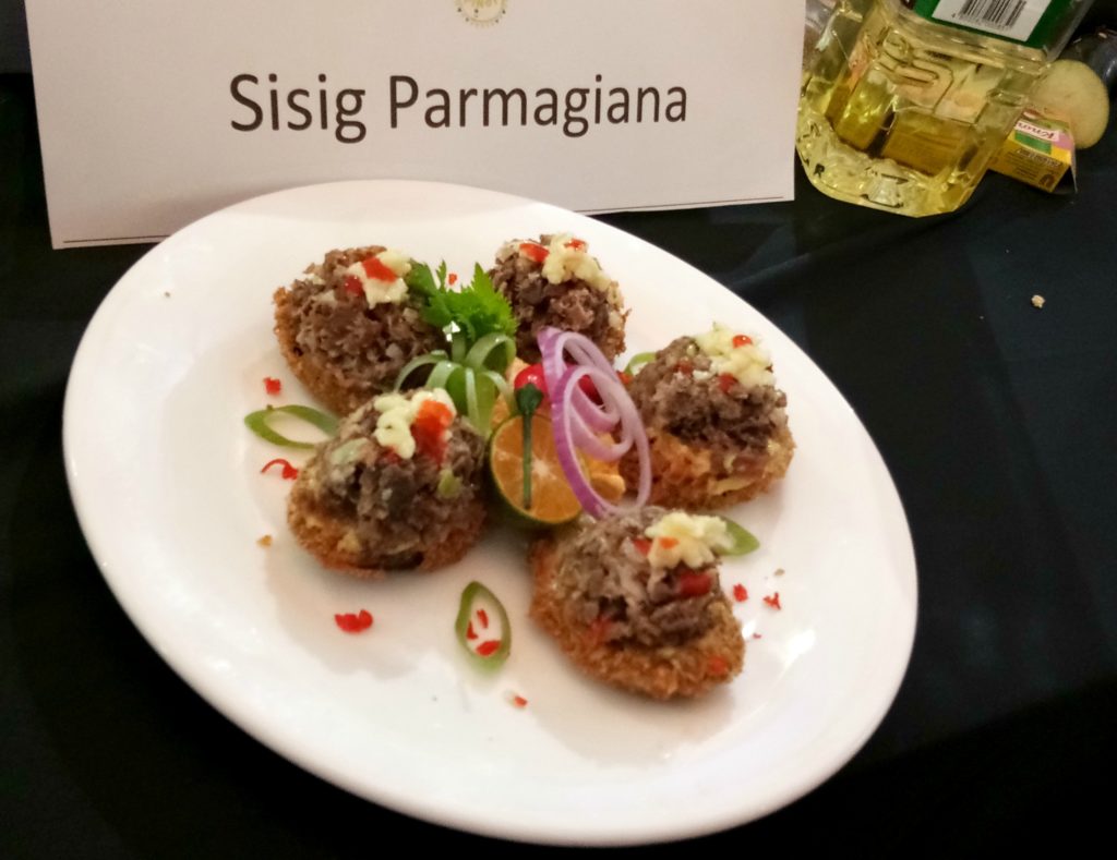 Pinoy Food Innovation at the First ever Funlasang Pinoy Twist Fest by Unilever Philippines 3 FUnlasang Pinoy, Sisig parmigiana