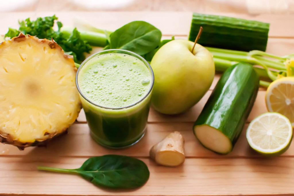 (Slightly Sweet) Super Detox Immunity Green Juice For Kids 1