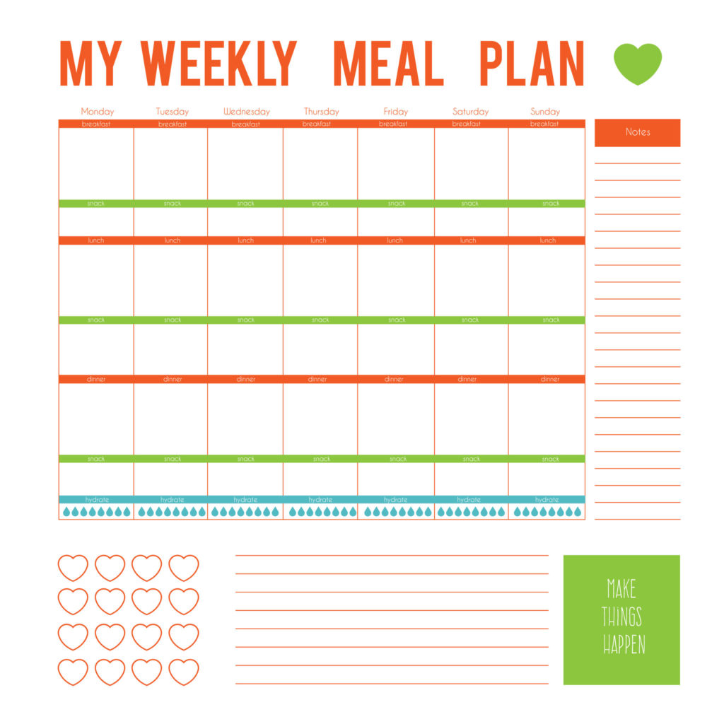 5 Simple Habits For Smarter Grocery Shopping + Free Meal Plan Template ...