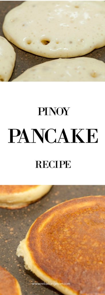 Pinoy Pancake Recipe - Relax lang Mom Filipino Food Blog and Recipes