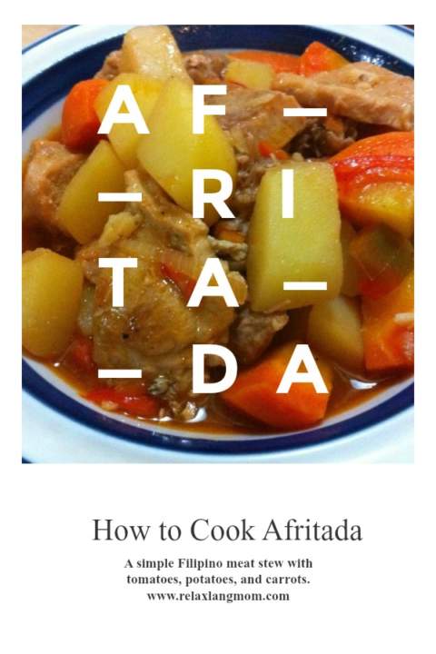 How to cook Afritada - Relax lang Mom Filipino Food Blog and Recipes