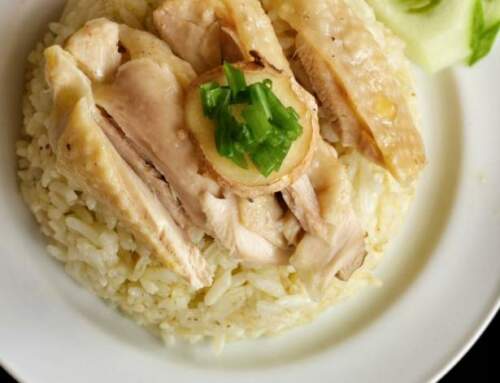 Easy Rice Cooker Hainanese Chicken Rice