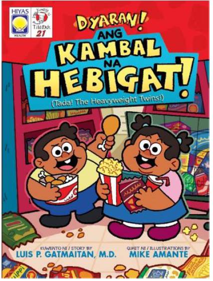 Filipino Story books for children - Ang Kambal na Hebigat by Luis P Gatmaitan