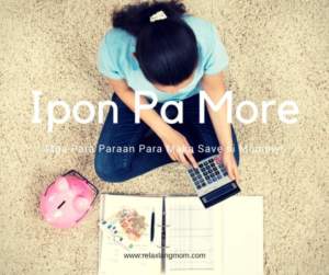 how to save money on a tight budget. 52 week ipon challenge for my ipon diary by chinkee tan