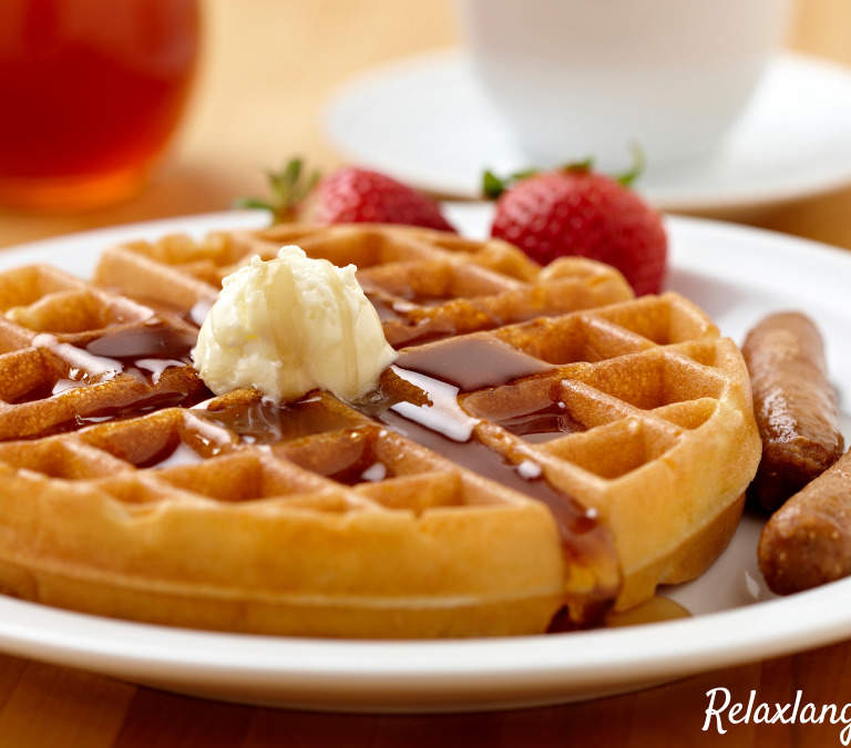 Easy Waffles Using Pancake Mix Relaxlangmom Image
