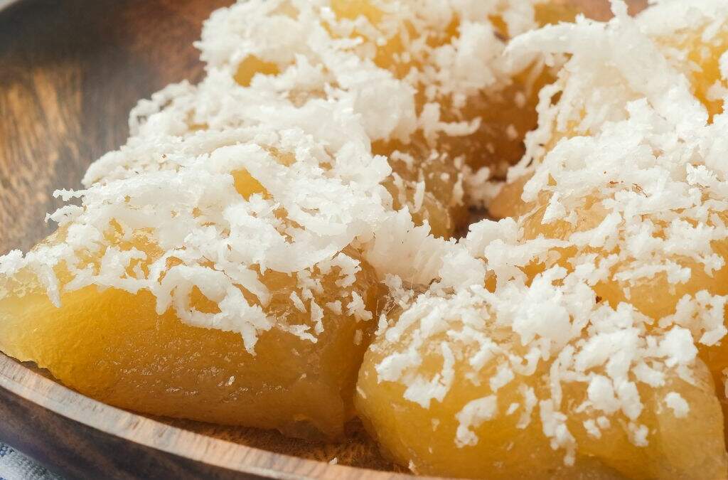 Pichi Pichi Recipe : Chewy Cassava Cake Dessert You'll Love 7 Pichi Pichi Recipe : Chewy Cassava Cake Dessert You'll Love 7