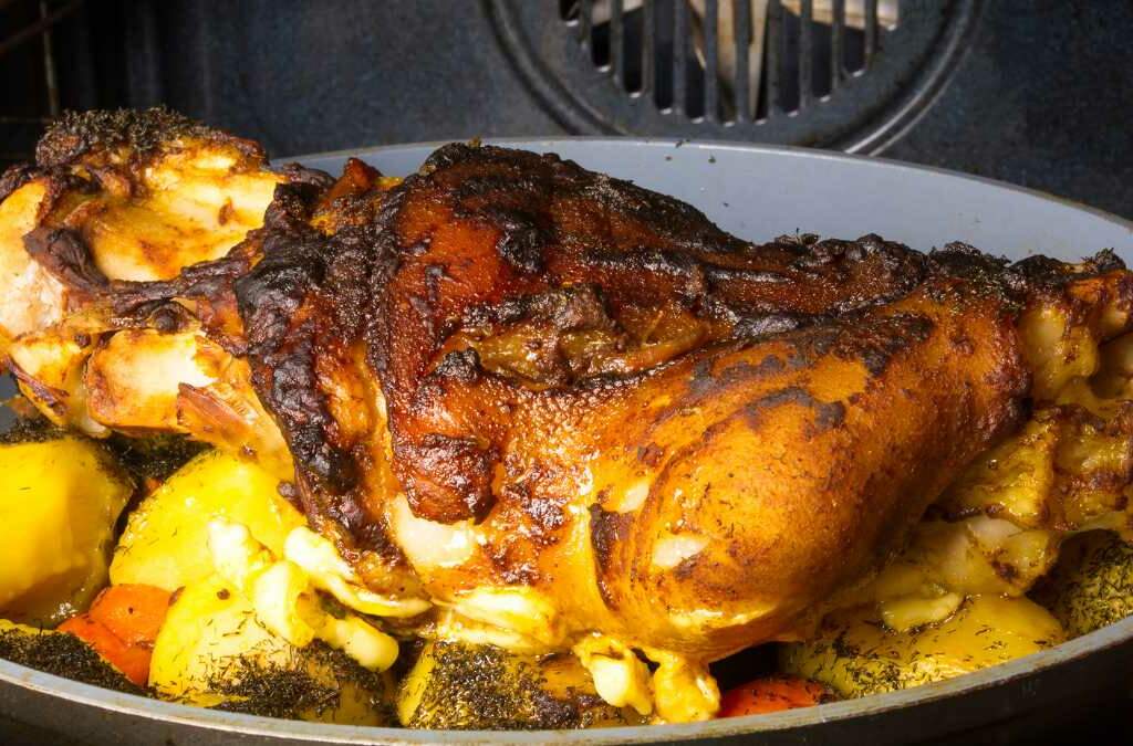 Pork Leg Roast-A No-Fuss Way to Roast a Whole Pork Leg with Potatoes 2 Pork Leg Roast-A No-Fuss Way to Roast a Whole Pork Leg with Potatoes 2