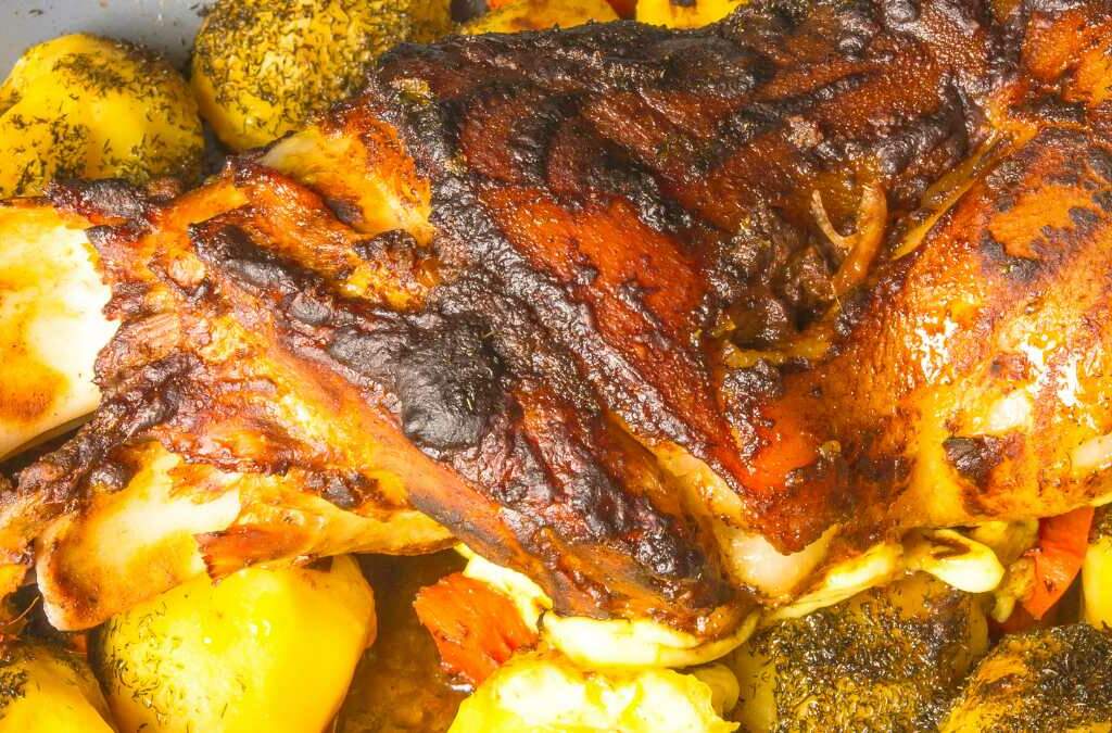 Pork Leg Roast-A No-Fuss Way to Roast a Whole Pork Leg with Potatoes 1 Pork Leg Roast-A No-Fuss Way to Roast a Whole Pork Leg with Potatoes 1