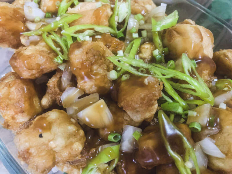Asian Style Cream Dory Fish Fillet with Tofu