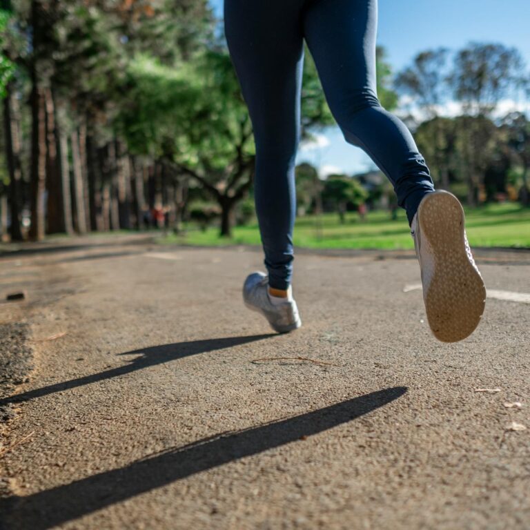 person jogging