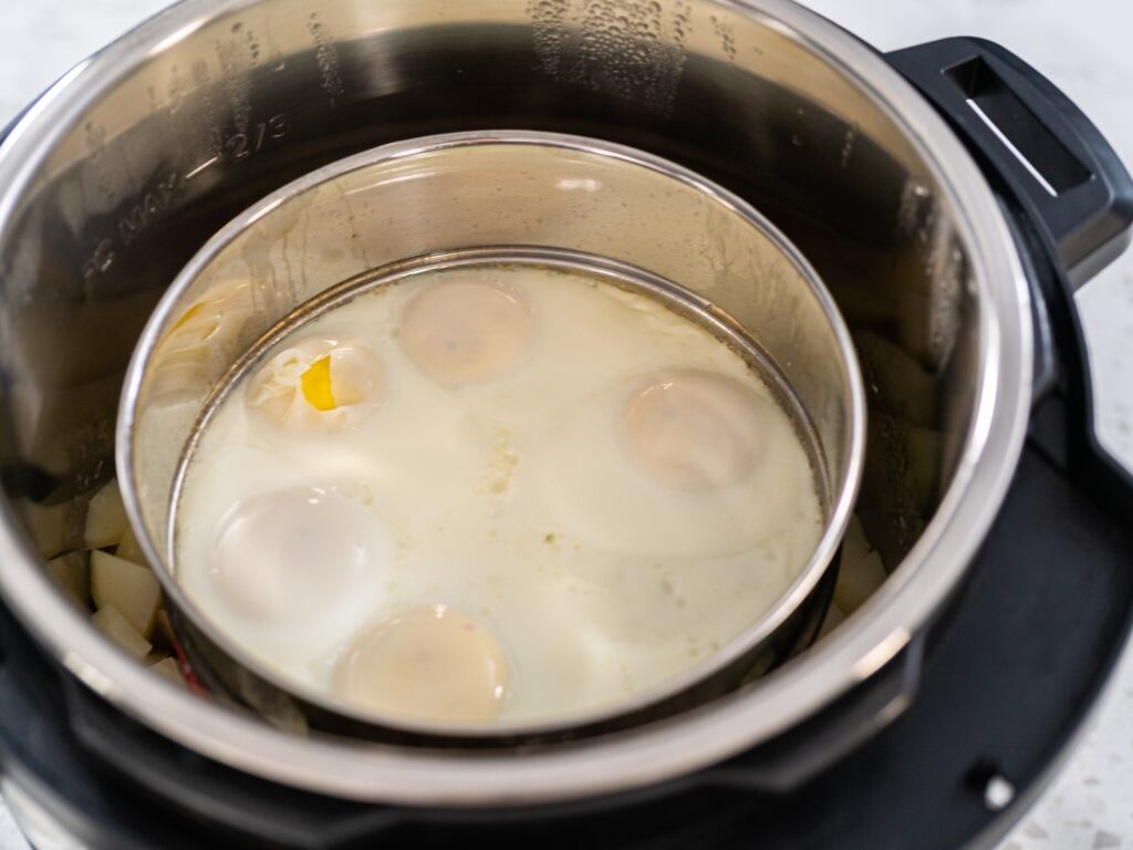 Instant Pot Potato Salad (with Eggs Cooked in the Same Pot!) 8 Instant Pot Potato Salad (with Eggs Cooked in the Same Pot!) 8
